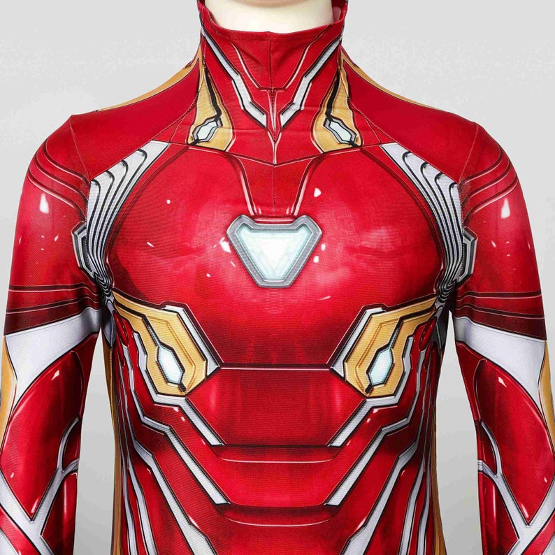 Iron Man Costume Cosplay Suit Tony Stark Avengers Endgame Halloween Outfit for Kids