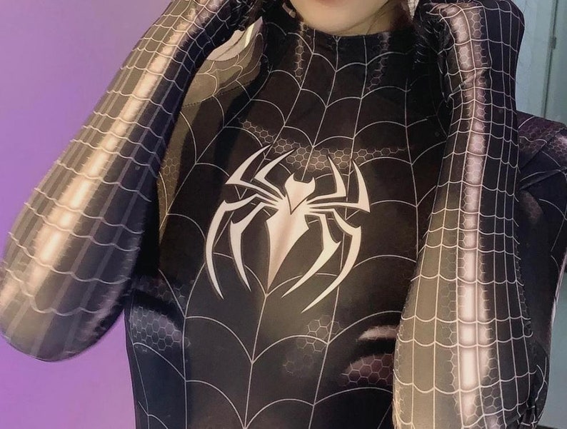 Spiderman Cosplay Costumes for Women Sexy Spandex Bodysuit Superhero Zentai Costume Halloween Party Jumpsuit