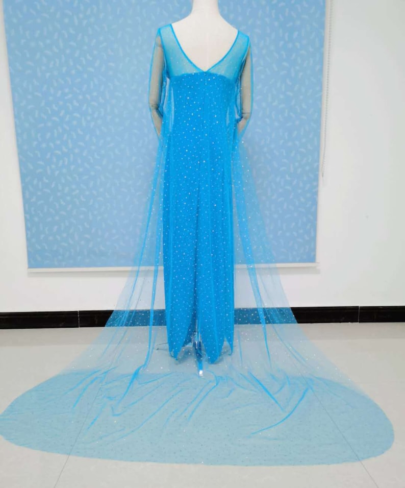 Elsa Dresses for Adult Costumes Frozen Princess Dress Girls  Elsa Cosplay Dress Accessories Halloween