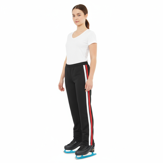 Figure Skating And Rhythmic Gymnastics Competition Dress Short Sleeve White Pink Gradient Women And Children