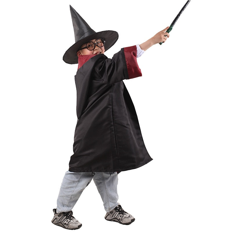 Magic Cape Cloak Robe Cosplay Accessories Harries Hermione Granger Costume Potters Scarf Glasses Gryffindor Holiday PartyGift