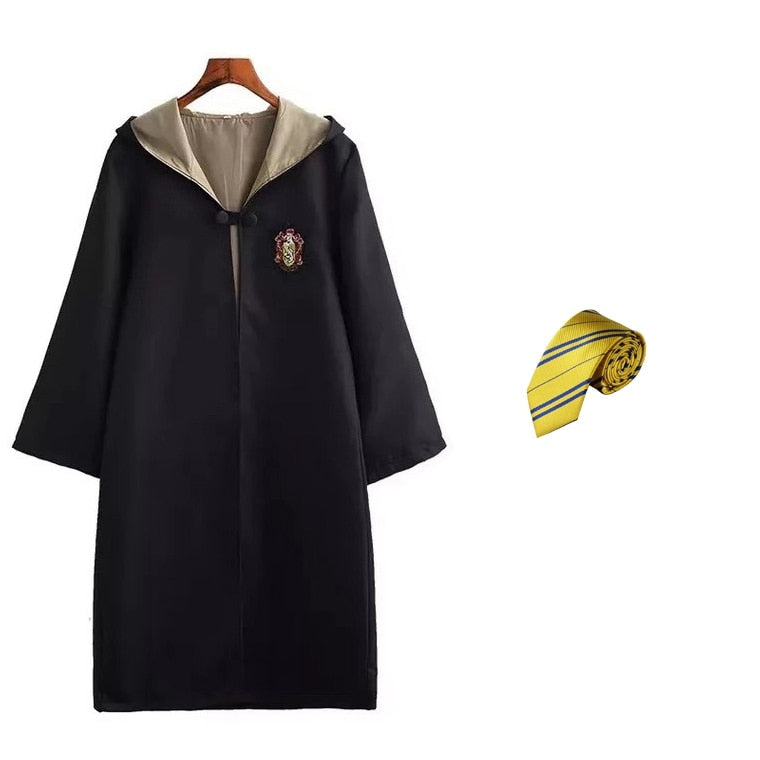 Magic Cape Cloak Robe Cosplay Accessories Harries Hermione Granger Costume Potters Scarf Glasses Gryffindor Holiday PartyGift