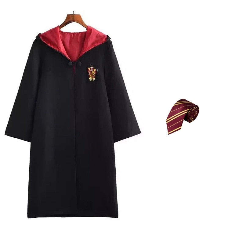 Magic Cape Cloak Robe Cosplay Accessories Harries Hermione Granger Costume Potters Scarf Glasses Gryffindor Holiday PartyGift