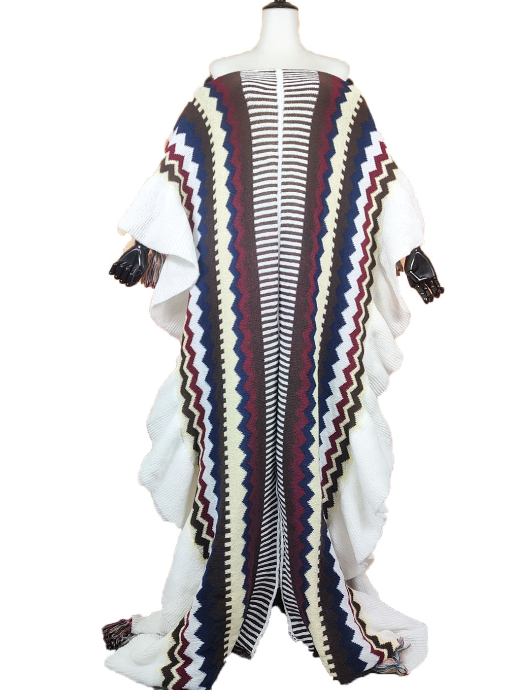 Sweater Women of Traditional Loose Feather Kafan Dress Free Size Kuwait Blogger Popular Wool Abaya