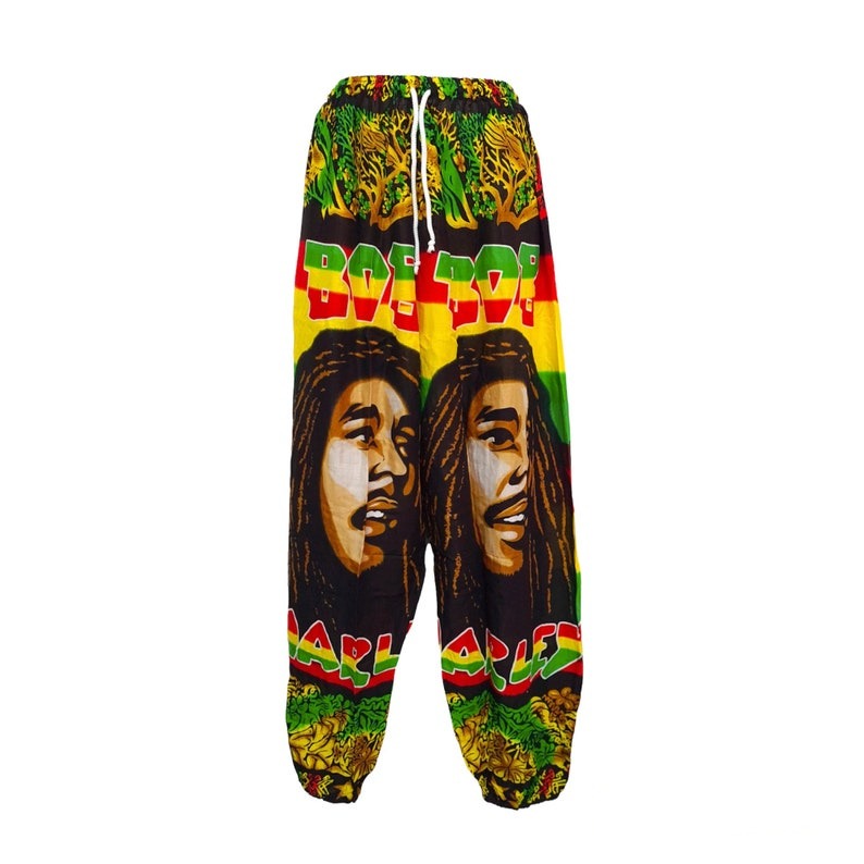Bob Marley Pants One Size 100% Cotton Unisex Pants Beach Pants Boho &amp; Hippie Pants